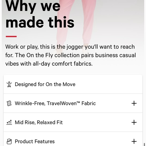 Lululemon On The Fly Jogger 28” * Woven - Picture 6 of 6